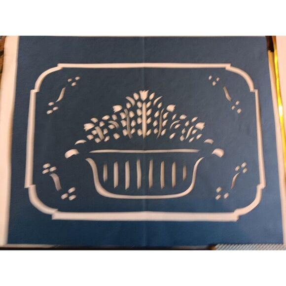 Vintage Lot Of 6 Scherenschnitte Pre-cut Patterns And Backgrounds Lot #4 - Picture 2 of 7